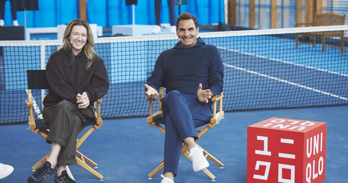 Roger Federer présente sa nouvelle collection Uniqlo: « Un tennisman peut s’amuser avec sa tenue comme aucun autre sportif »