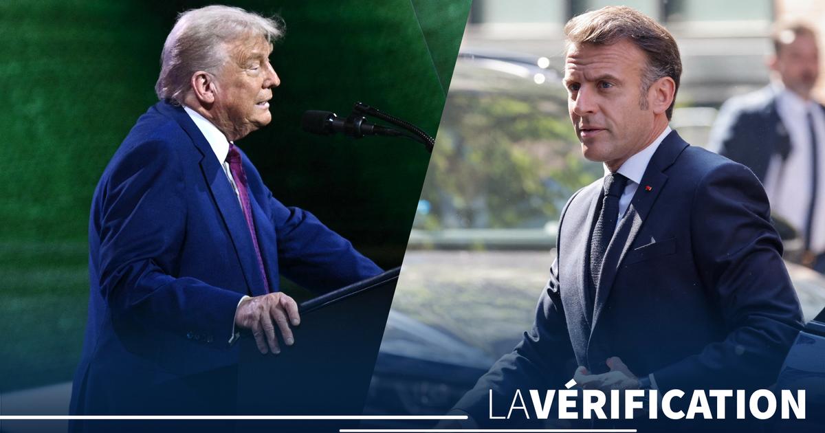 Donald Trump abîme-t-il vraiment la croissance américaine, comme l’affirme Emmanuel Macron ?