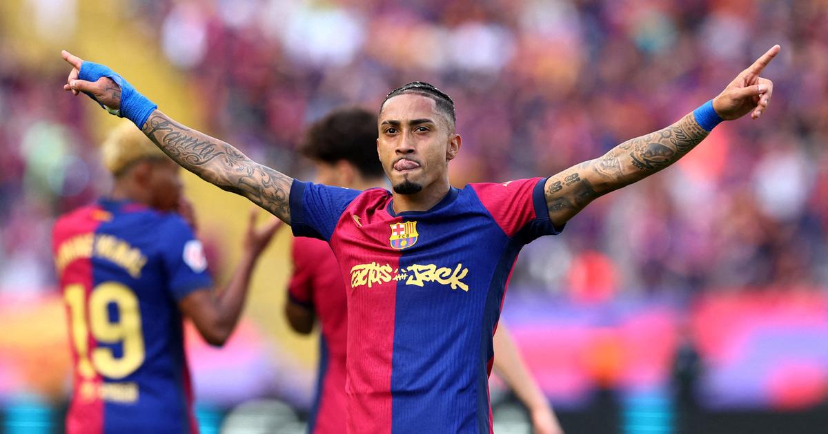 Liga : «Beaucoup de gens nous donnaient pour morts en janvier», se rappelle Raphinha après le sacre du Barça