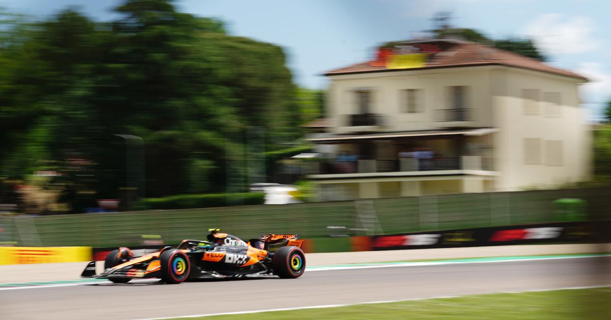 Formule 1 : McLaren intouchable aux derniers essais libres en Emilie-Romagne