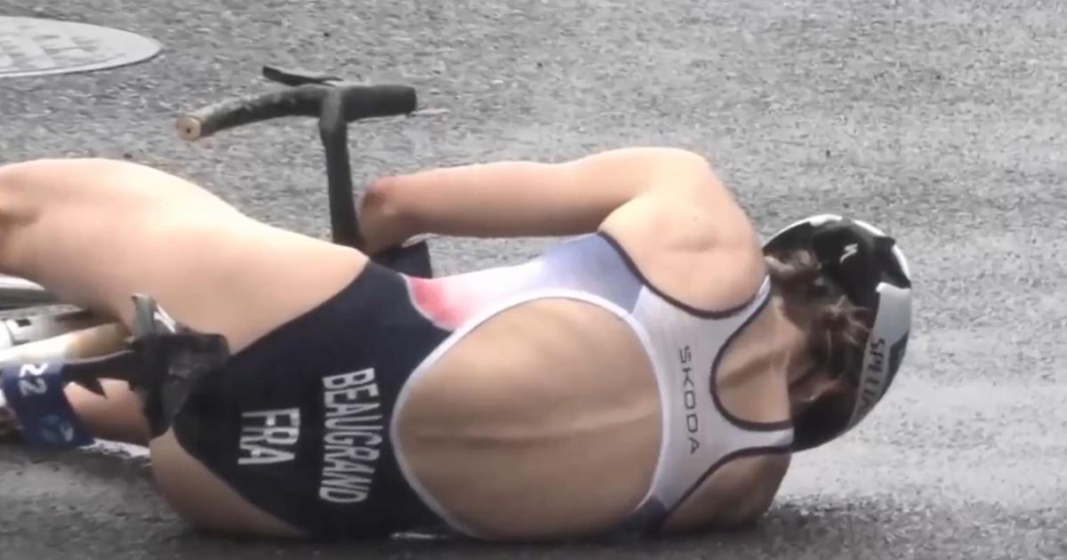 Triathlon: la championne olympique Cassandre Beaugrand chute pour sa rentrée à Yokohama