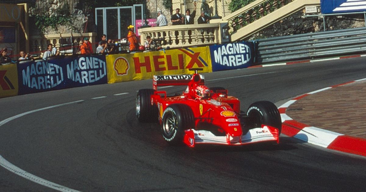 La Ferrari de Schumacher victorieuse à Monaco en 2001 à vendre