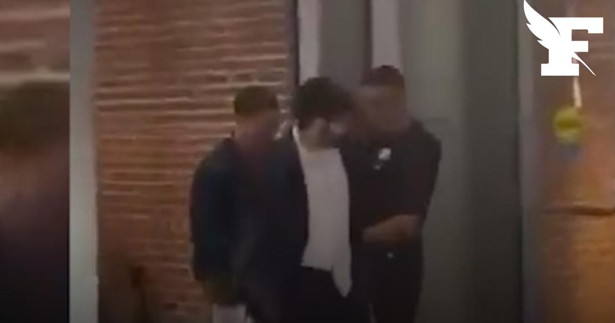 «free palestine» : les images de l’interpellation du suspect de la fusillade devant le musée juif de washington