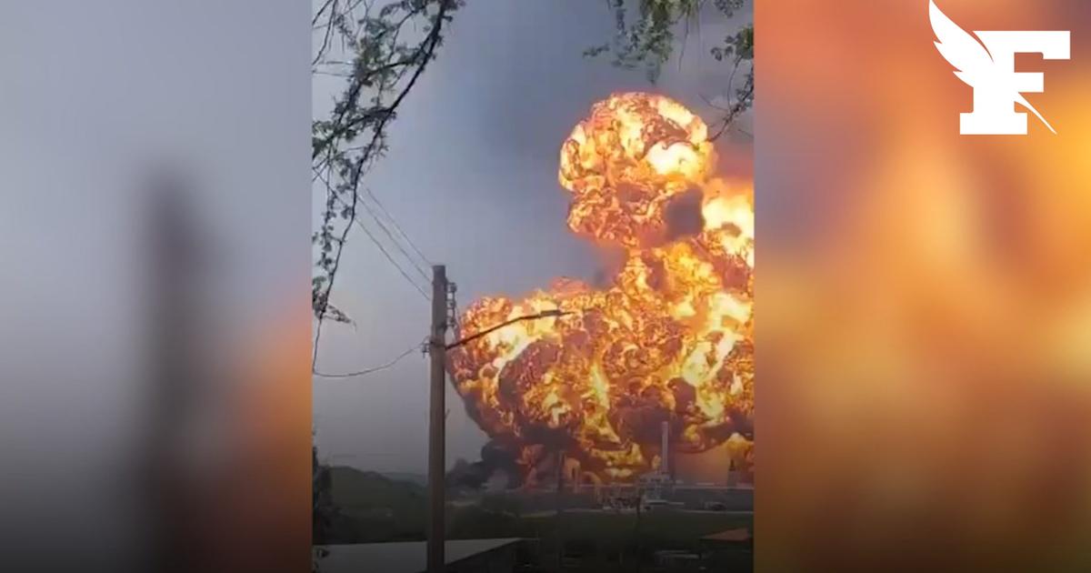 Mexique : l’impressionnante explosion d’une distillerie de diesel