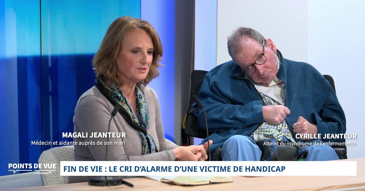 Fin de vie : «Avec cette loi, mon mari ne serait plus là depuis 27 ans», alerte l’épouse de Cyrille Jeanteur, atteint du «syndrome de l’enfermement»