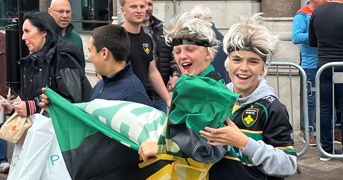 Cardiff Northampton Fans Protest