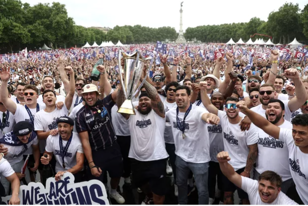 Bordeaux Celebrates Rugby Heroes: 40,000 Fans Rejoice