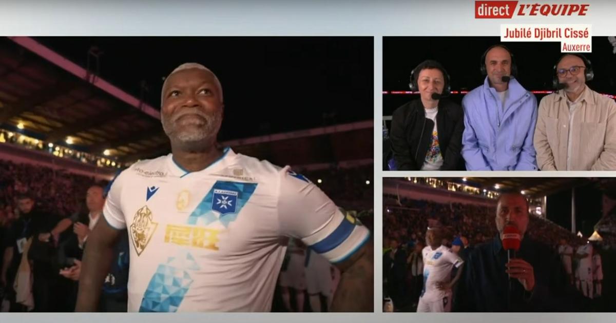 Message de sa femme, l’émotion de Guy Roux... Dans les coulisses du jubilé de Djibril Cissé avec la chaîne L’Équipe