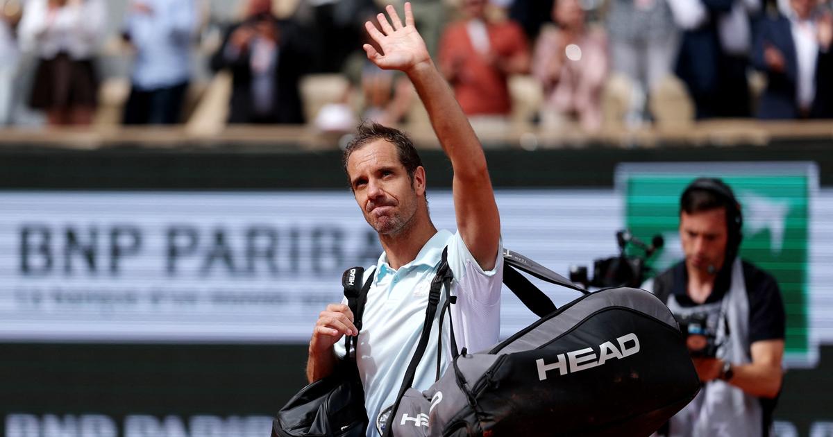 Roland-garros : «a mes yeux, c’est une fin de rêve», confie richard gasquet