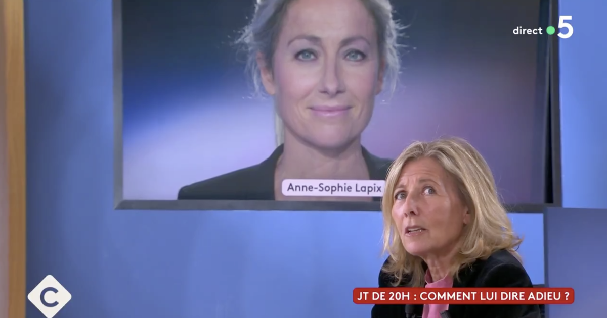 «Je peux tout à fait imaginer ce qu’elle vit» : Claire Chazal commente le départ d’Anne-Sophie Lapix