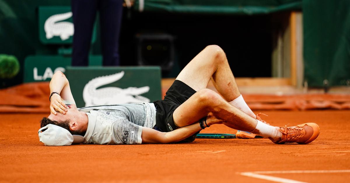Roland-garros : touché au mollet, ugo humbert contraint à l'abandon au 2e tour contre jacob fearnley