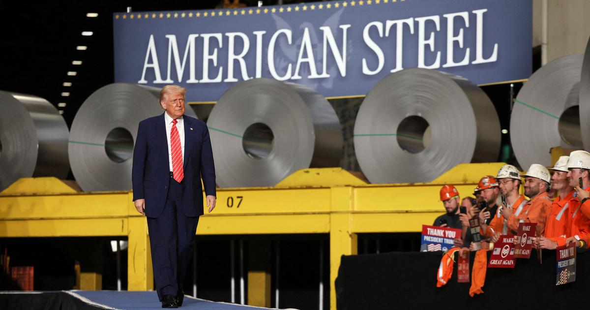 Trump annonce vouloir doubler la surtaxe sur l'acier et l’aluminium importés, pour la passer à 50%