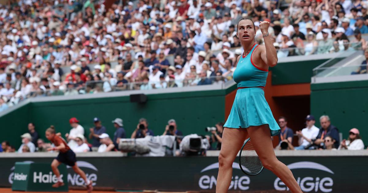 Roland-Garros : Sabalenka domine Anisimova et file en quarts