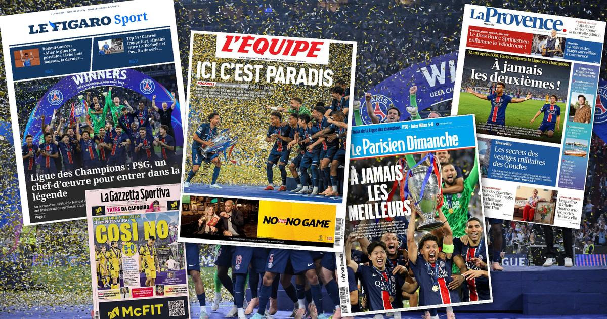 «paris tout puissant», «ici c’est paradis», «munich terre de la honte» pour l’inter milan... La presse européenne honore le sacre «éternel» du psg