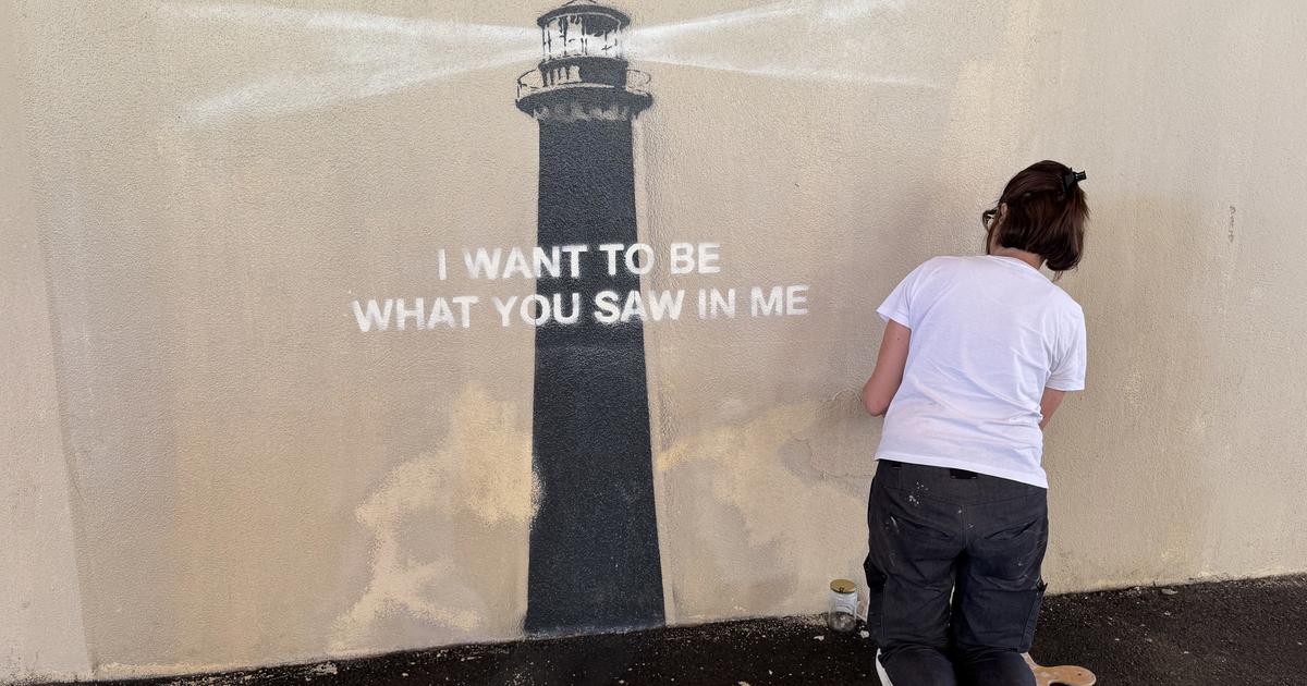 «c’est un sport national de combattre les tags ici» : le banksy à marseille brièvement dégradé puis remis en état