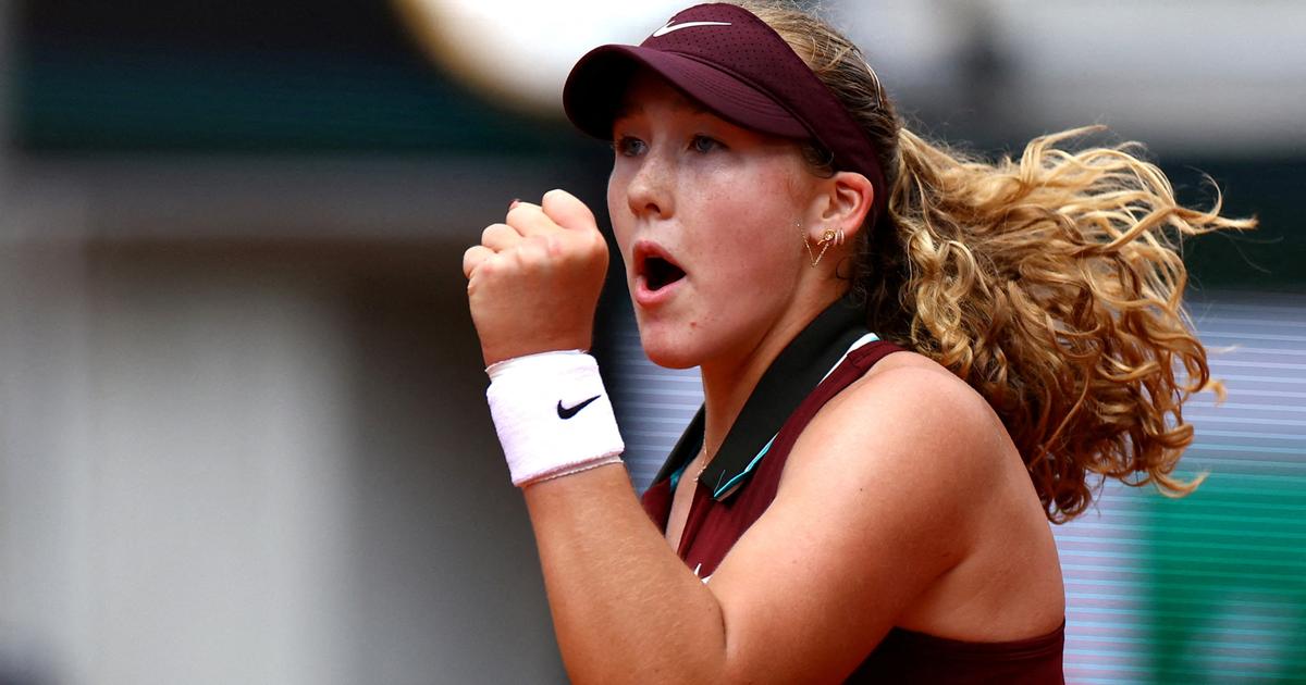 Roland-garros : «je suis bien plus positive sur le court qu’avant», estime mirra andreeva