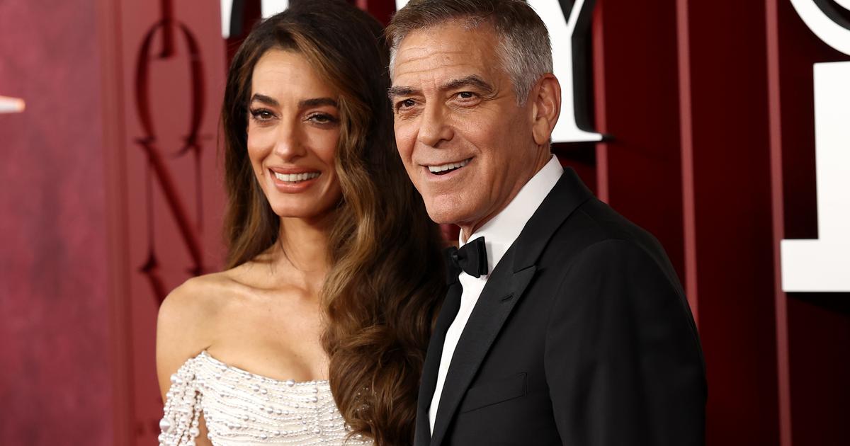 ジョージ・クルーニーは彼の黒い染料を「失敗した」トニー・アワード・レッド・カーペットに埋めます