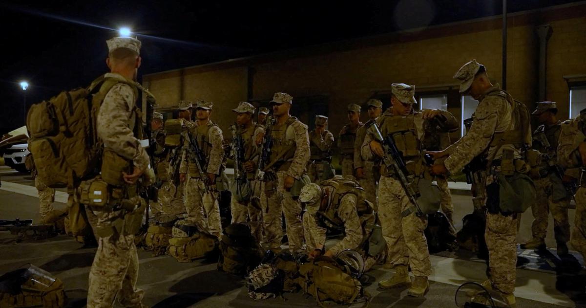 Les images des premiers Marines dépêchés par Donald Trump à Los Angeles