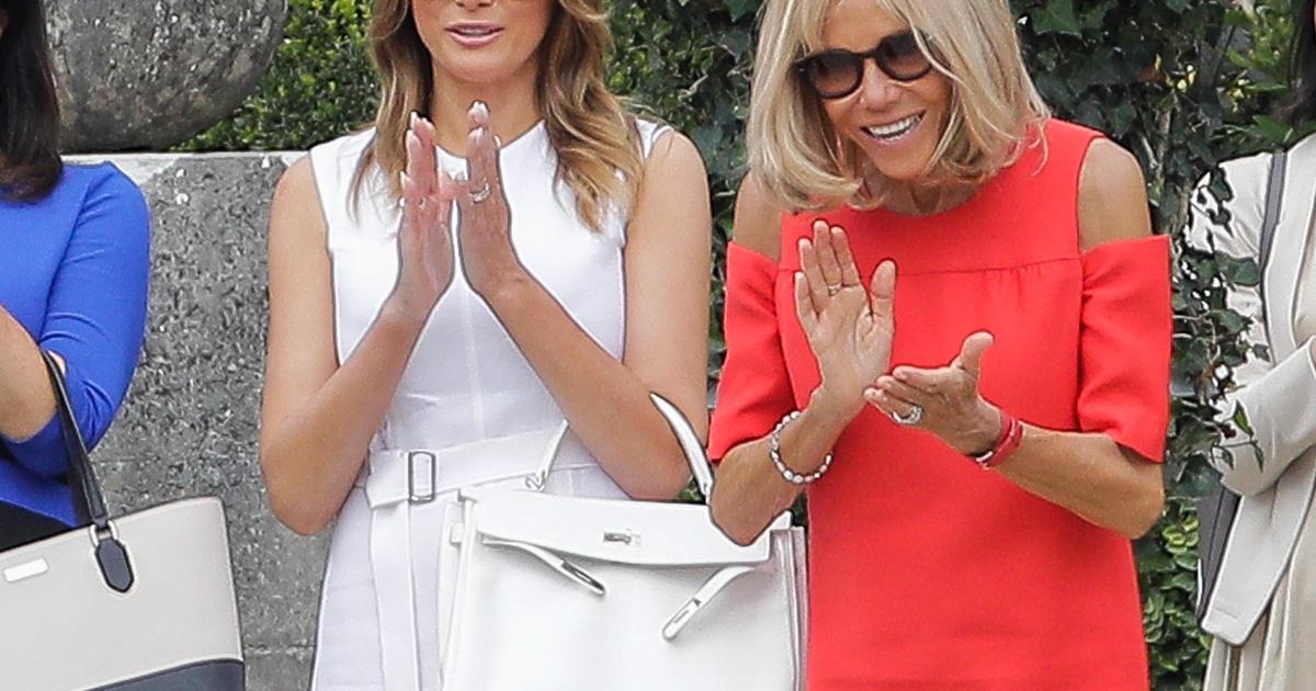 PHOTOS - Toutes les tenues de Brigitte Macron lors du sommet du G7