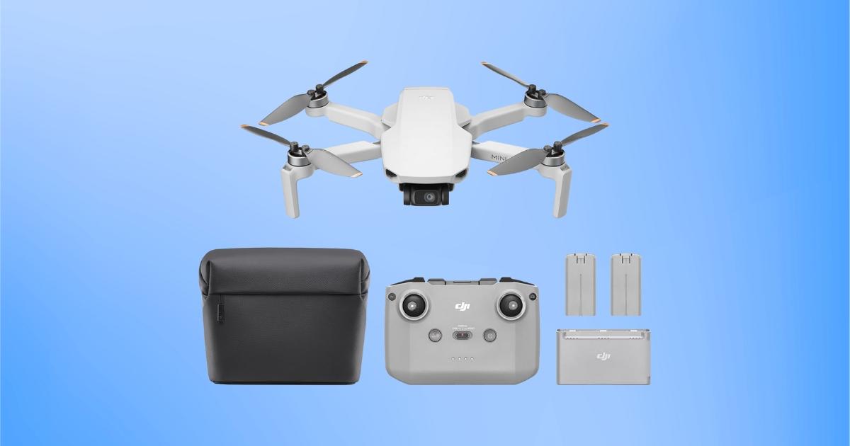 DJI Mini 3 (DJI RC) Drone Caméra avec Nacelle 3 Axes