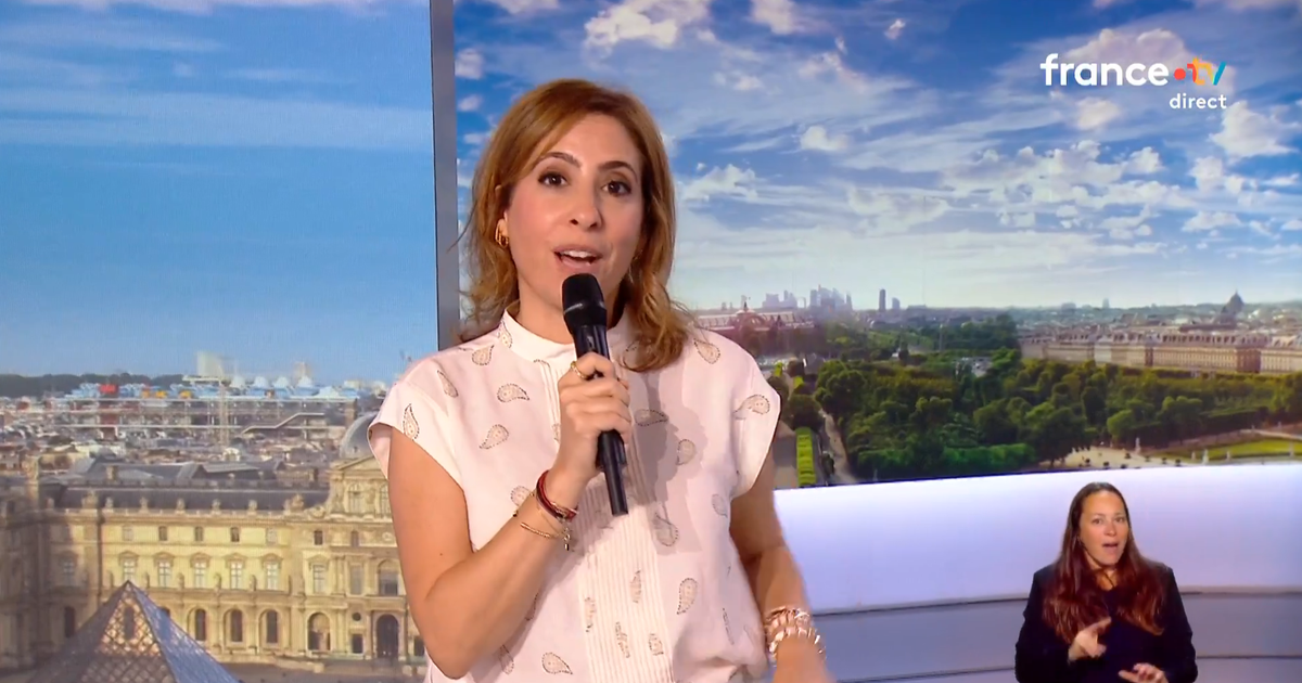 «Il fait froid et on se sent très seule» : les premiers pas de Léa Salamé sur le plateau du 20 Heures de France 2