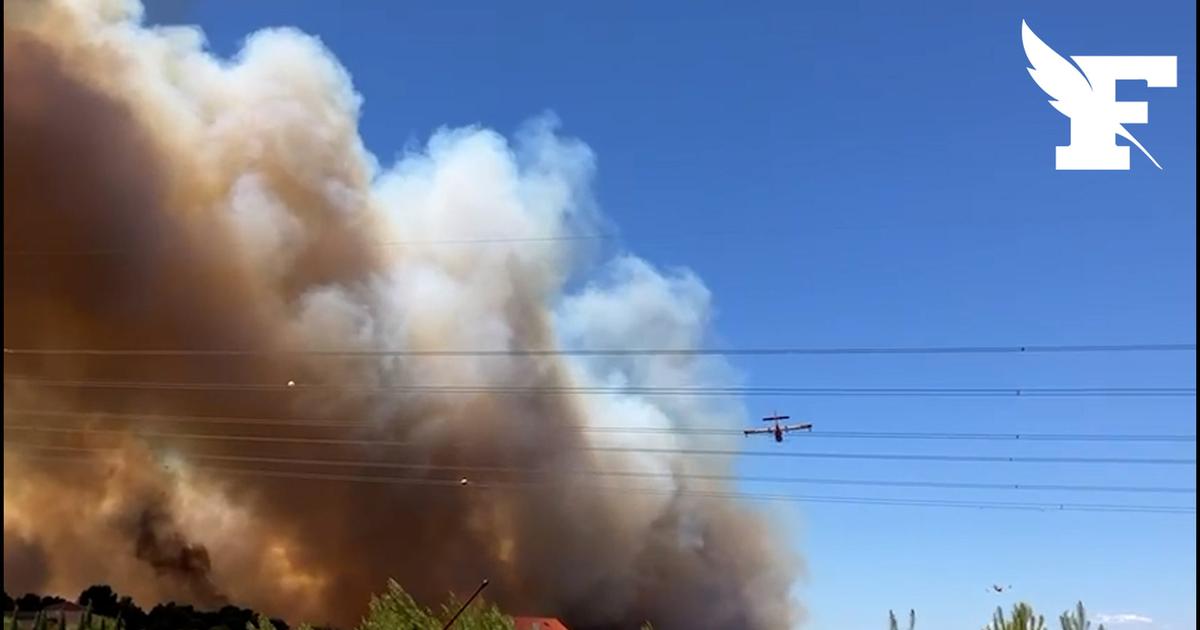 Violent incendie à Marseille : 700 hectares partis en fumée, le feu «pas encore fixé» selon Retailleau
