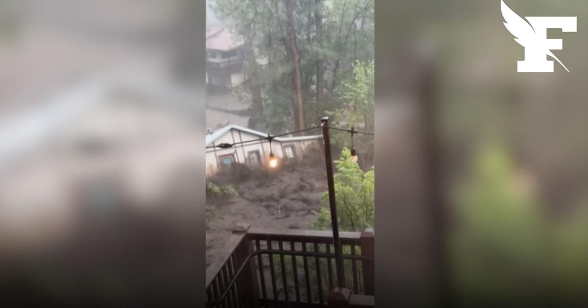 États-Unis : les images impressionnantes d’une maison emportée par une crue éclair