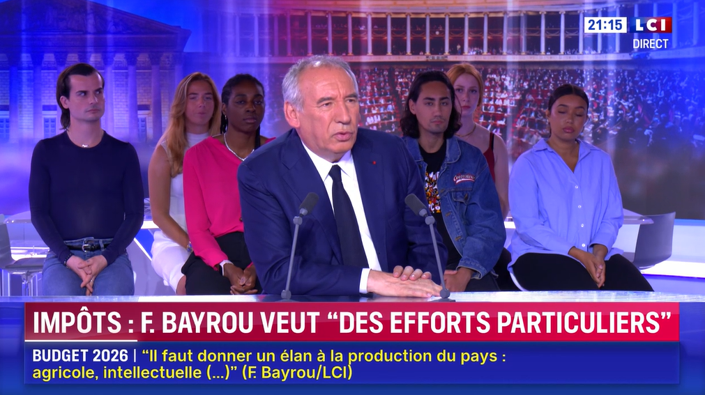 Bayrouは、2026年にCAPを4.6％で修正しましたが、一般化された増税なしで