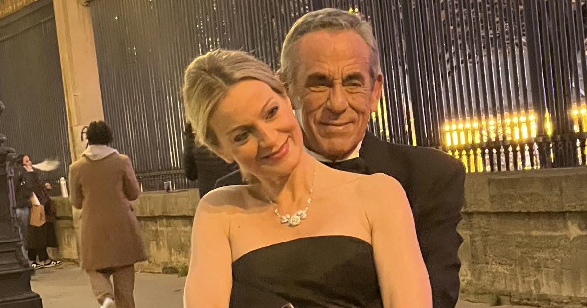 Audrey Crespo-Mara et Thierry Ardisson en décembre 2023.