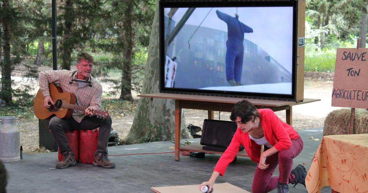 À Avignon, la compagnie Adoc défend un modèle agricole alternatif
