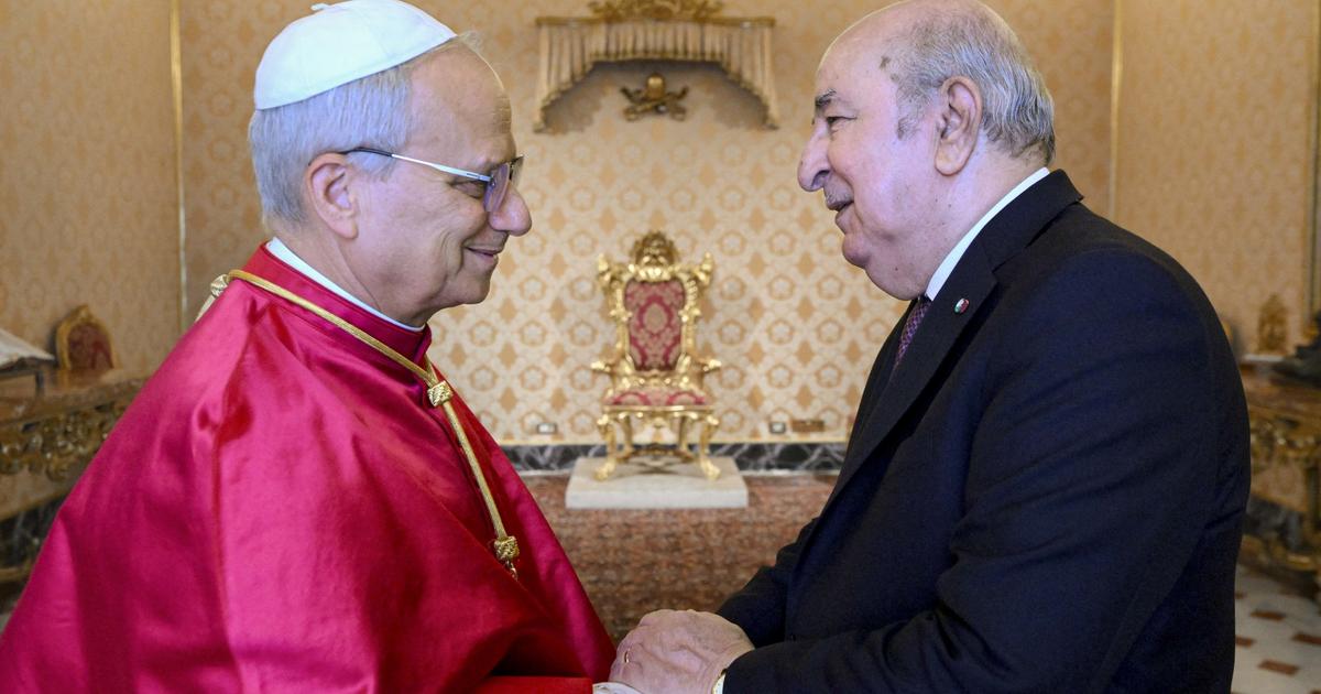 Les images de la rencontre entre le pape Léon XIV et le président algérien Abdelmajid Tebboune au Vatican