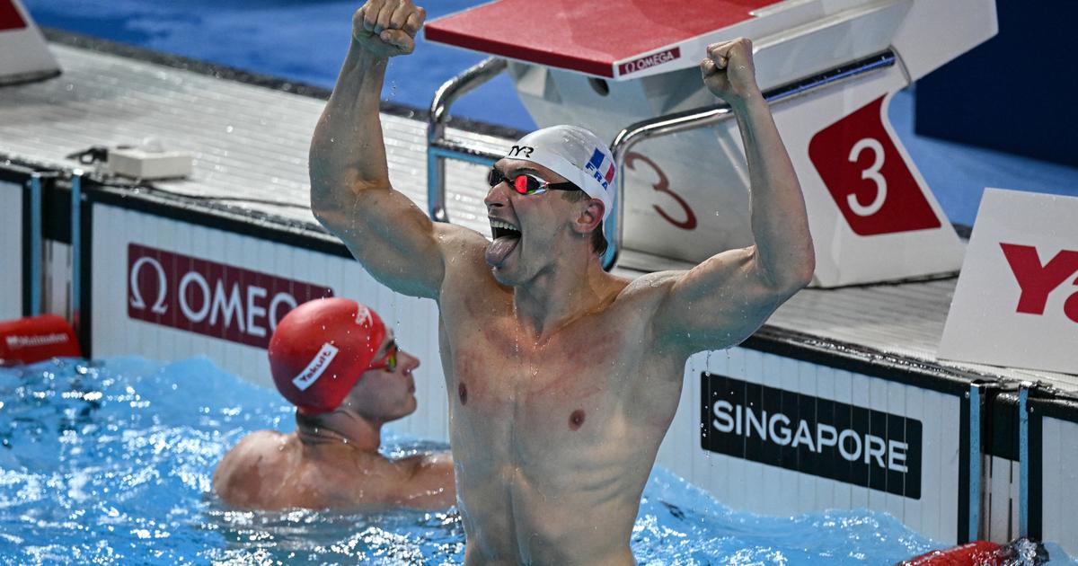 Maxime Groussetは50 mバタフライの世界チャンピオンになります