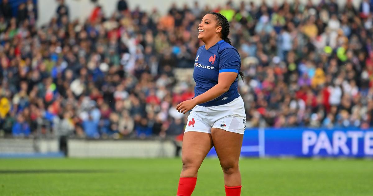 Coupe du monde fÃ©minine de rugby : blessÃ©, la pilier des Bleues Ambre Mwayembe dÃ©clare...