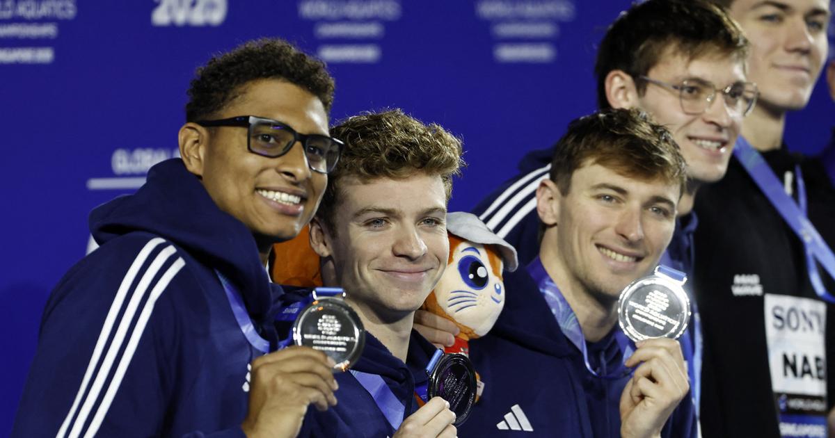 Mondiaux de natation : une médaille d’argent comme une «cerise sur le gâteau»...