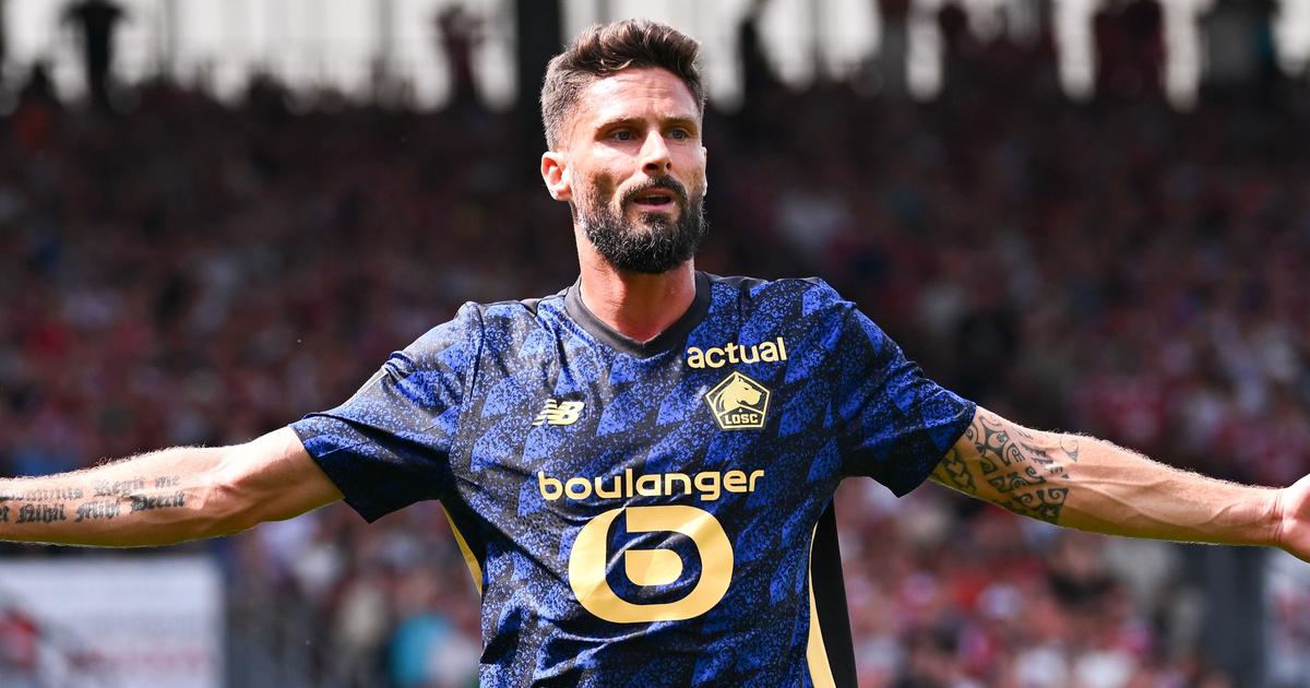 Live – Brest -Lille: Ten minutes and already one goal, Giroud perfectly launches the LOSC