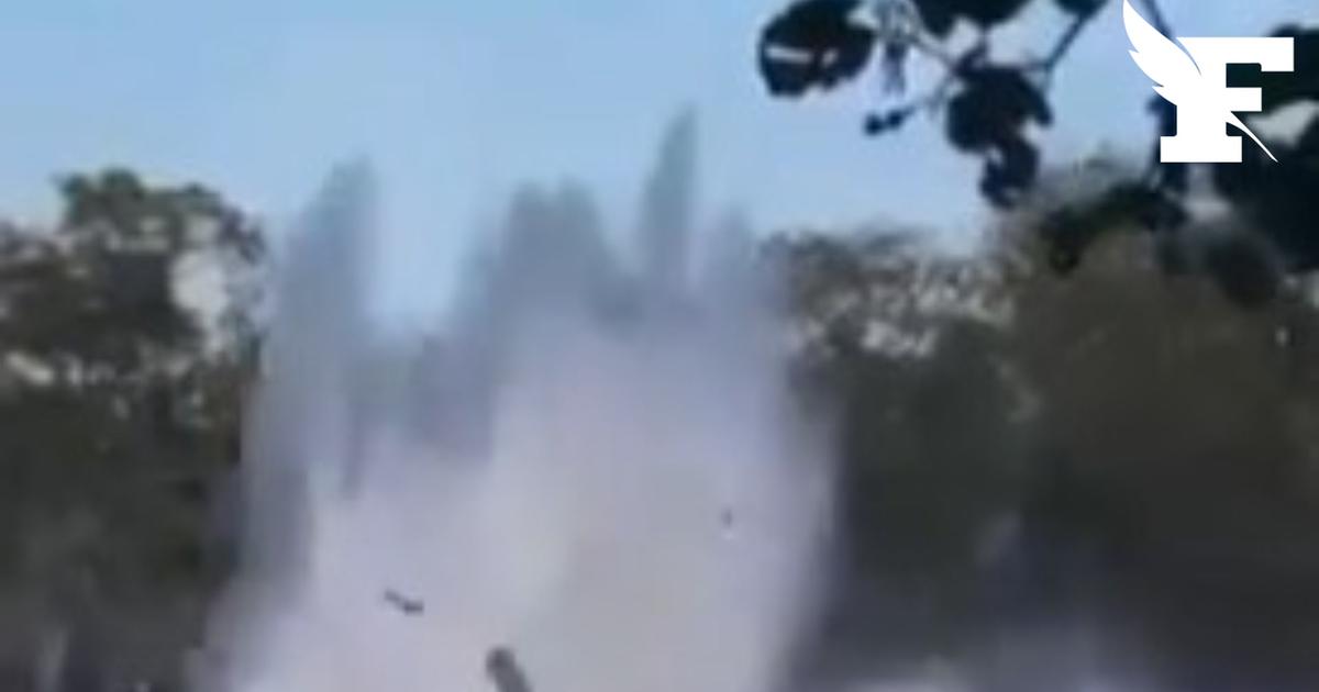 Â«Je pensais quâ€™il allait exploserÂ»: les images dâ€™un hÃ©licoptÃ¨re...