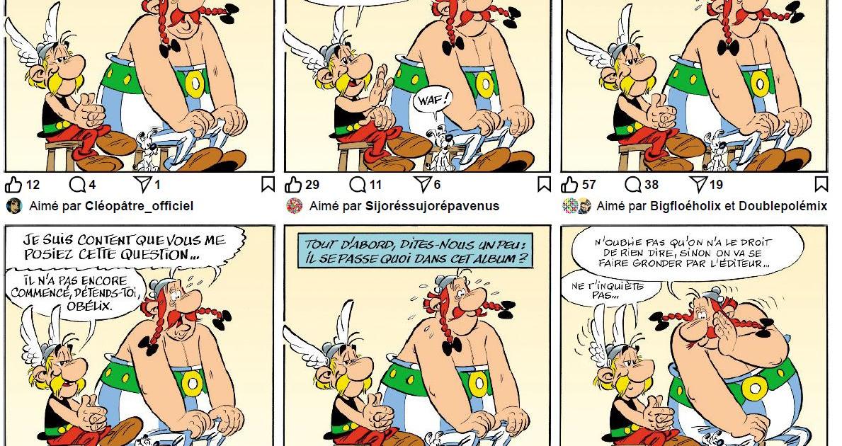Le nouvel album dâ€™AstÃ©rix sâ€™offre une planche-annonce inÃ©dite Ã  la mode des...