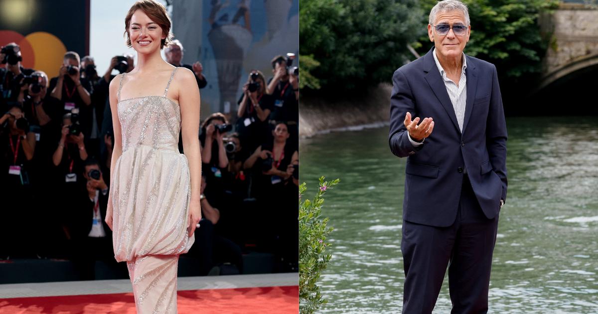 エマ・ストーンとジョージ・クルーニーのイメージを虐待します（少し）