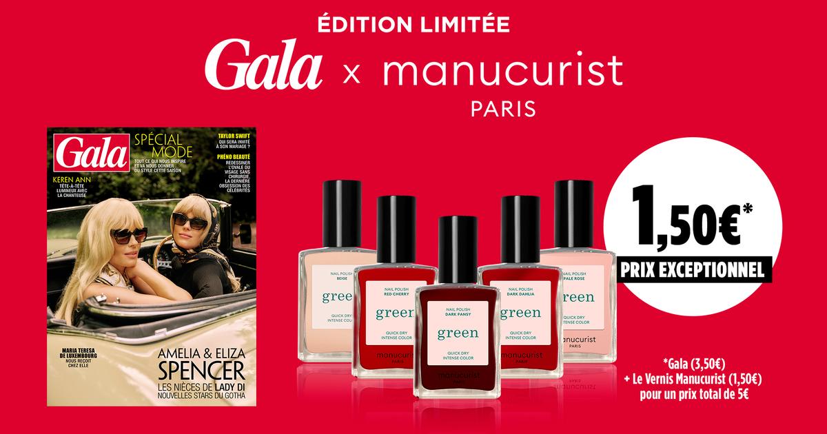Un vernis Manucurist se glisse dans votre Gala pour la rentrée