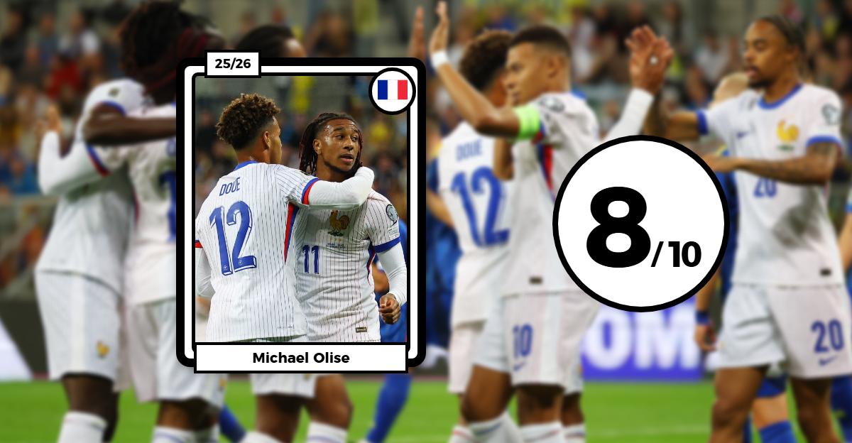 Les notes des Bleus : Olise chef d’orchestre, Mbappé tueur à gages, Maignan précieux