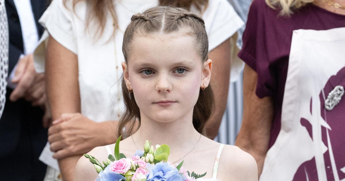 Gabriella de Monaco ravissante dans une robe Dior imprimée : à 10 ans, la princesse brille déjà par son élégance
