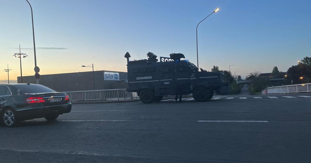 Ã€ Rungis, garde-manger de Paris, le commerce continue sous lâ€™Å“il de la gendarmerie