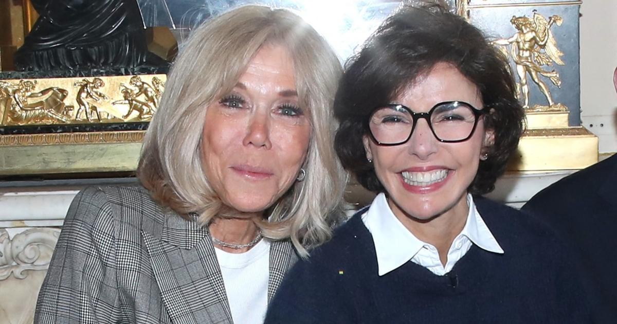 Brigitte Macron au sommet du chic en Louis Vuitton, Rachida Dati en robe longue Schiaparelli : le duo fait sensation pour un concert à Versailles