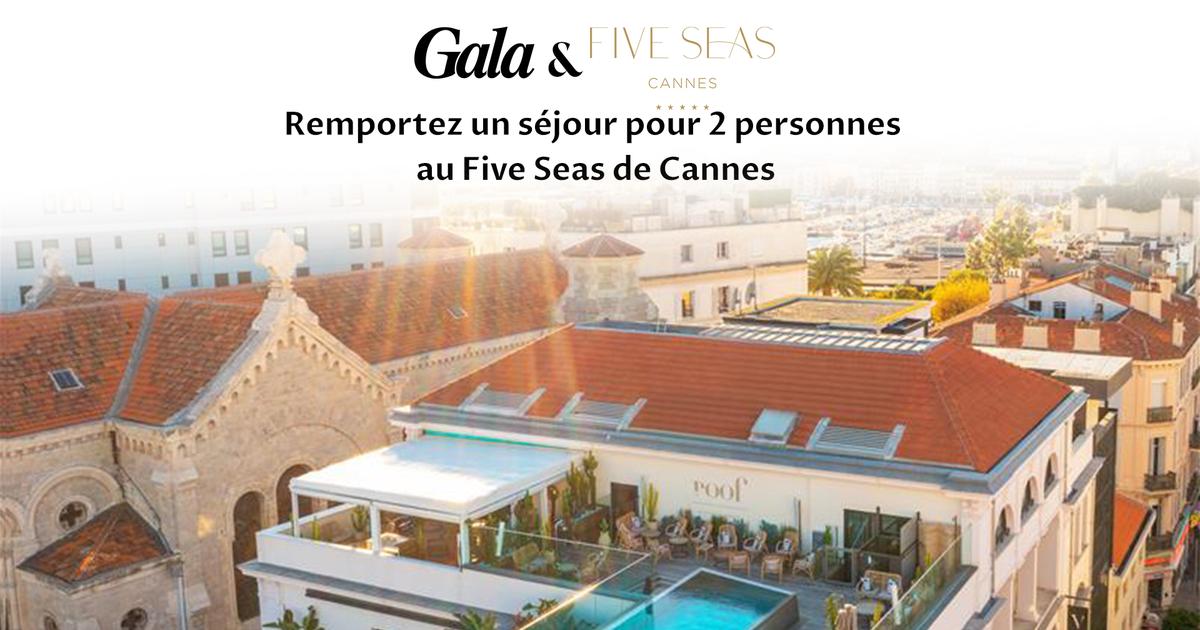 GRAND JEU GALA – Gagnez un séjour pour 2 personnes au Five Seas de Cannes !