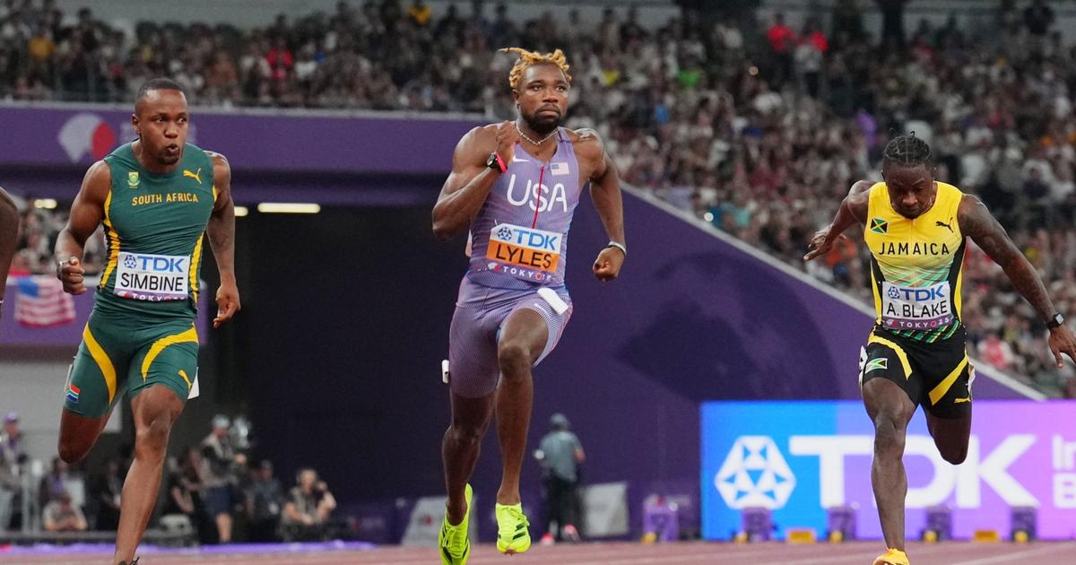 Mondiaux d'athlÃ©tisme : Noah Lyles dÃ©fendra son titre du 100 m face aux JamaÃ¯cains