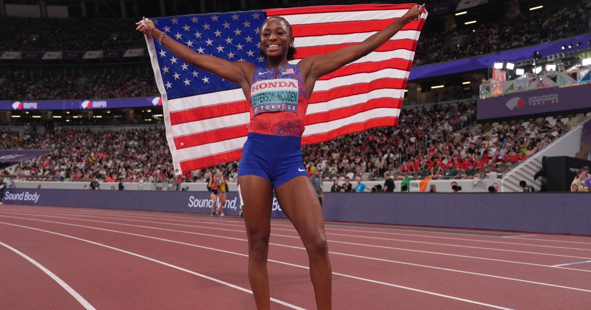 Mondiaux dâ€™athlÃ©tisme : Melissa Jefferson-Wooden dÃ©croche lâ€™or sur le 100 m,...