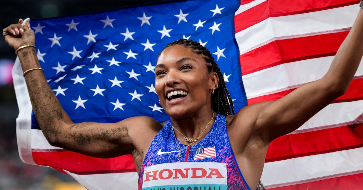 Mondiaux d'athlÃ©tisme : Tara Davis-Woodhall sacrÃ©e Ã  la longueur, Hilary Kpatcha au pied...