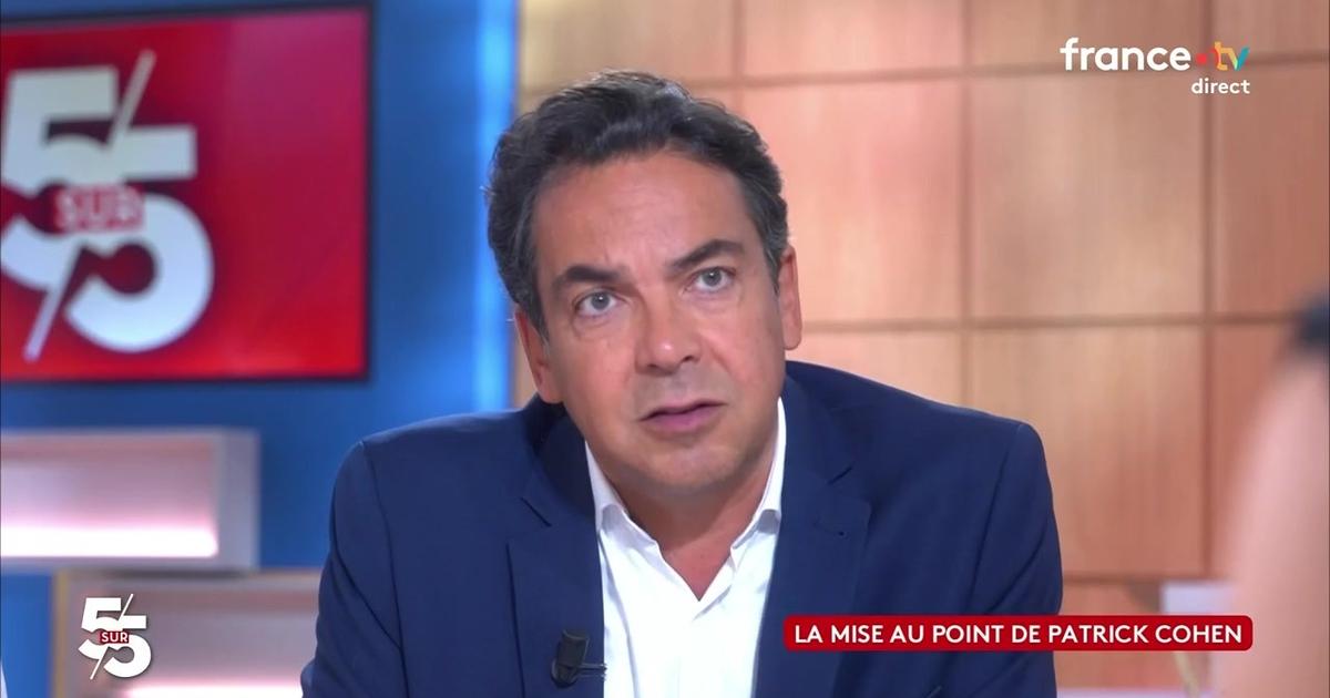 Au cœur d’une polémique, Patrick Cohen sort du silence : “Je voulais rappeler quelques principes”