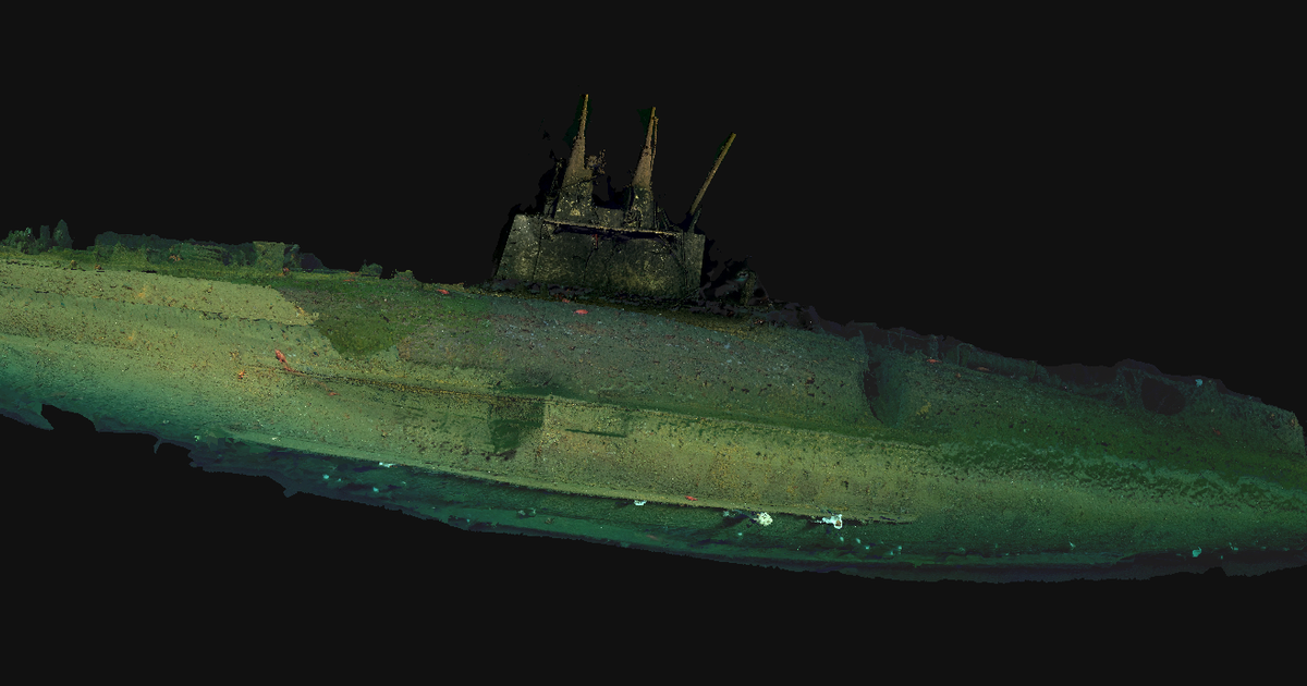 Les images inÃ©dites dâ€™un sous-marin amÃ©ricain enfoui dans lâ€™ocÃ©an depuis la...