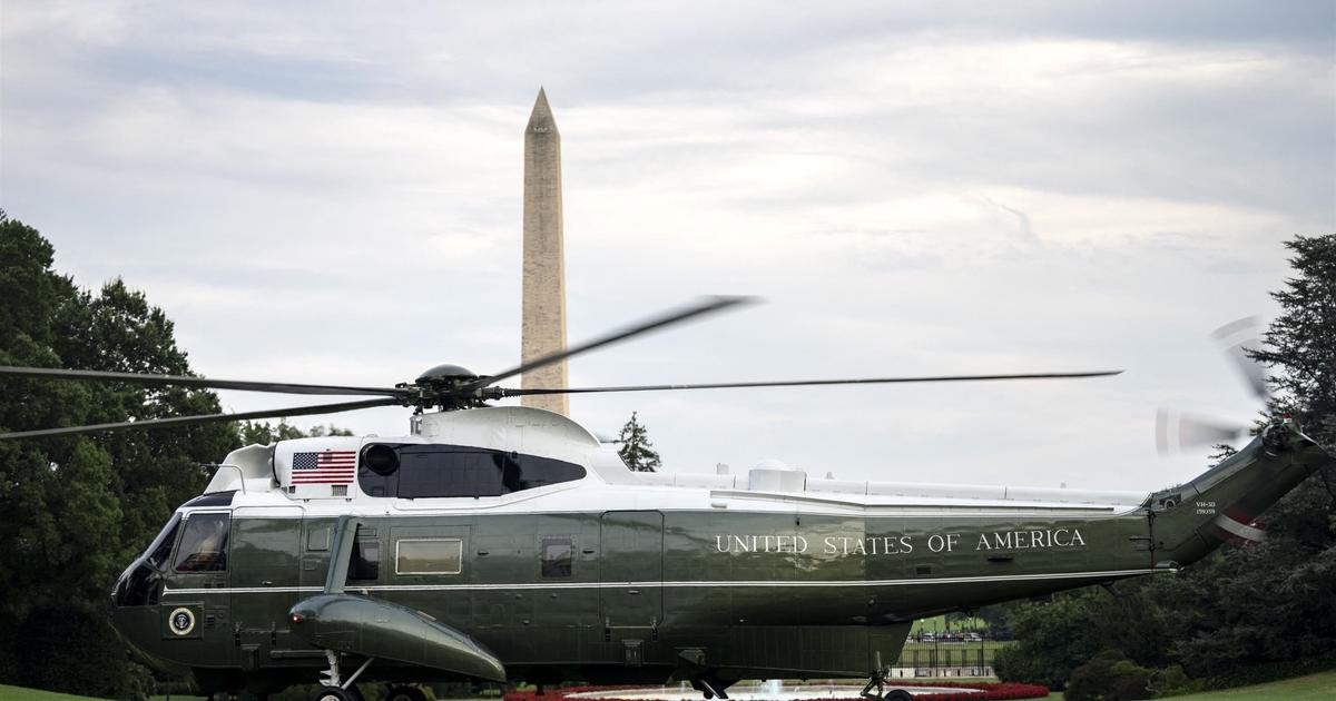 Donald et Melania Trump à Windsor en hélicoptère : zoom sur l’impressionnant “Marine One”, avec lequel ils feront leur arrivée